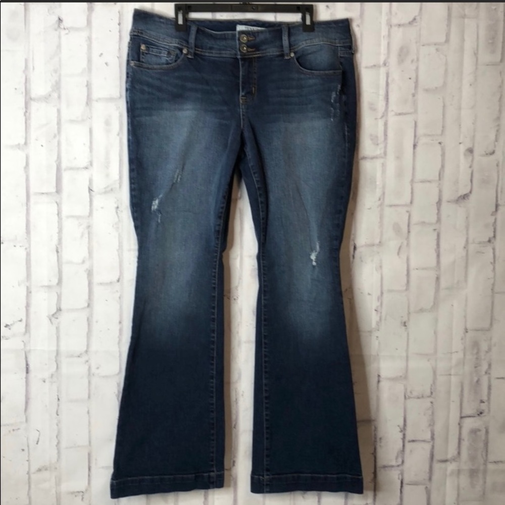Torrid Denim Women's 16 Flare Distressed Jeans